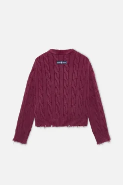 Scuffers Knitwear^Trench Jersey Burgundy