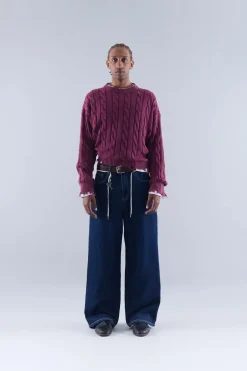 Scuffers Knitwear^Trench Jersey Burgundy