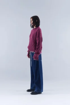 Scuffers Knitwear^Trench Jersey Burgundy