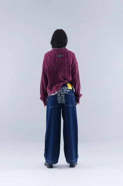 Scuffers Knitwear^Trench Jersey Burgundy