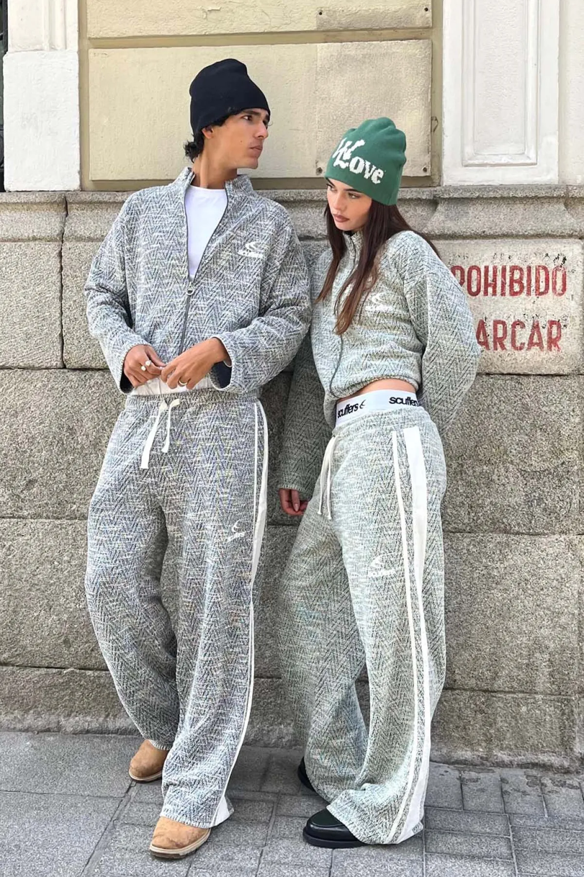 Scuffers Beanies^With Love Green Beanie