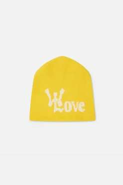 Scuffers Beanies^With Love Yellow Beanie