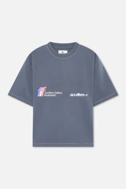 Scuffers T-shirts^Worldwide Navy T-Shirt