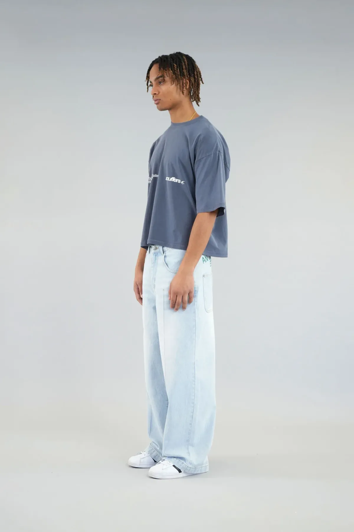Scuffers T-shirts^Worldwide Navy T-Shirt