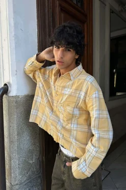 Scuffers Shirts & Polos^Yellow Checkered Shirt